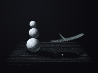 balance of light and form, a page from the sketchbook